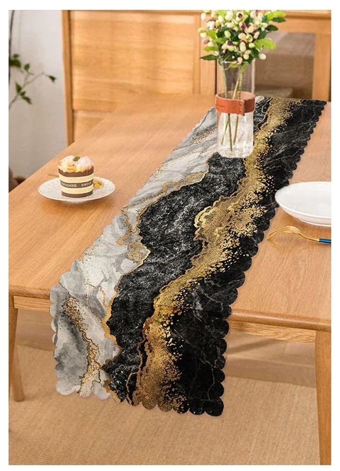 Behúň na stôl 40x130 cm Marble – Minimalist Cushion Covers