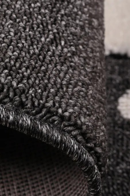 Koberec SKANDI KIDS A1098A antracitový / krémový