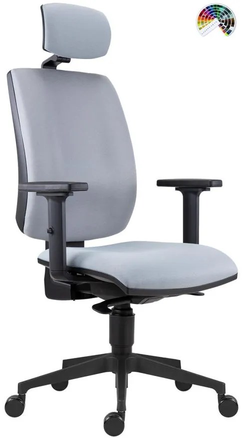 ANTARES Kancelárska stolička 1380 FLUTE čalúnenie RELIFE MELANGE