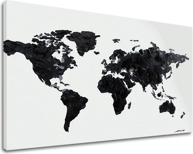 Obraz na plátne MAPA SVETA