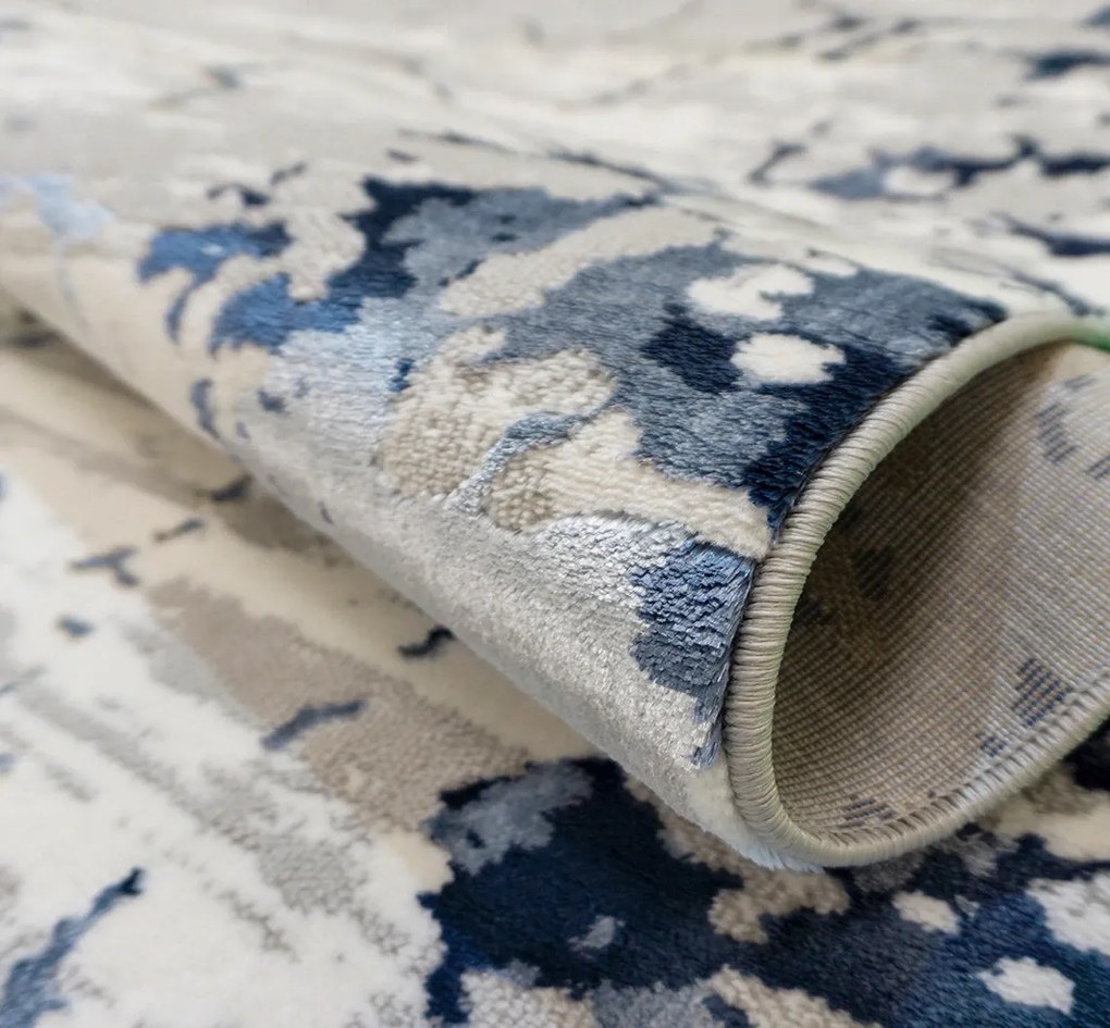 Koberec Allianz 6308 NAVY – námornícky modrý obdĺžnikový Rozmer: 80x150 cm