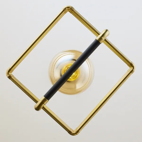 Jupiter 2025 - Luster na lanku FIORI 1xG9/10W/230V čierna/zlatá/béžová