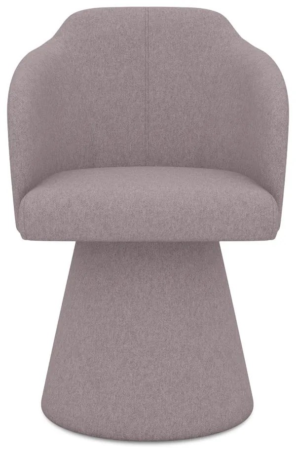 Čalúnené jedálenské kreslo v levanduľovej farbe Kanoa – Makamii