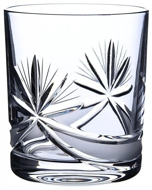 Onte Crystal Bohemia Crystal ručne brúsené poháre na whisky Mašľa 330 ml 2KS