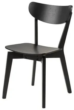 Čierna stolička v retro štýle BLACKY