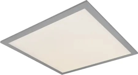Stropné LED osvetlenie Alpha 45x45 cm, titánovo šedá%