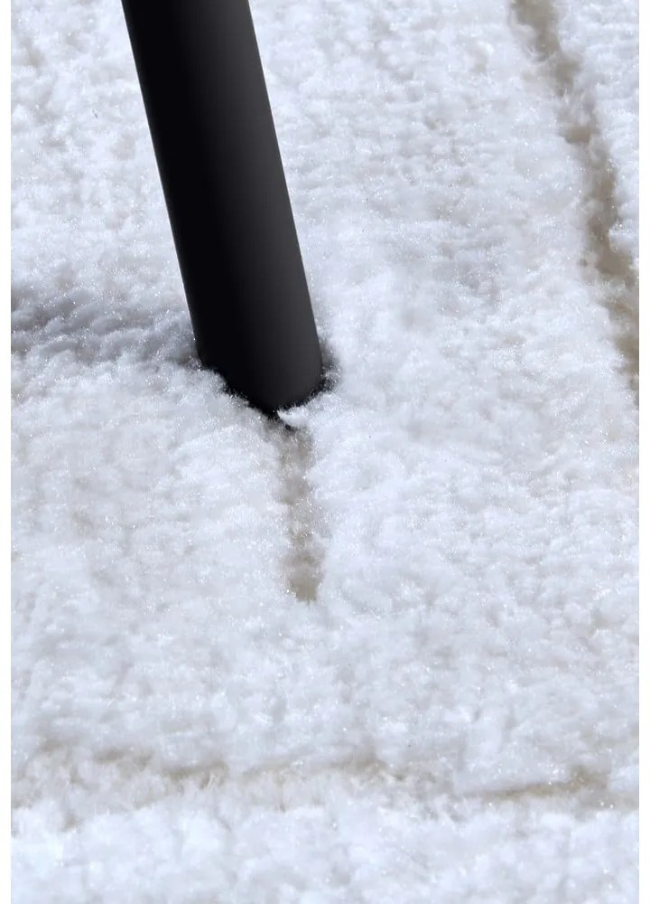 Biely okrúhly koberec ø 200 cm Panglao New York White – Elle Decoration