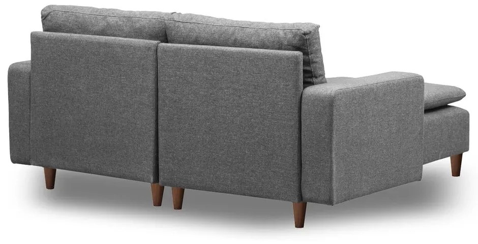 Sivá rohová pohovka (ľavý roh) Lungo – Balcab Home