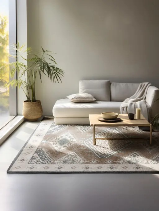 Koberec Hanse Home Terrain Lakan hnedý / krémový