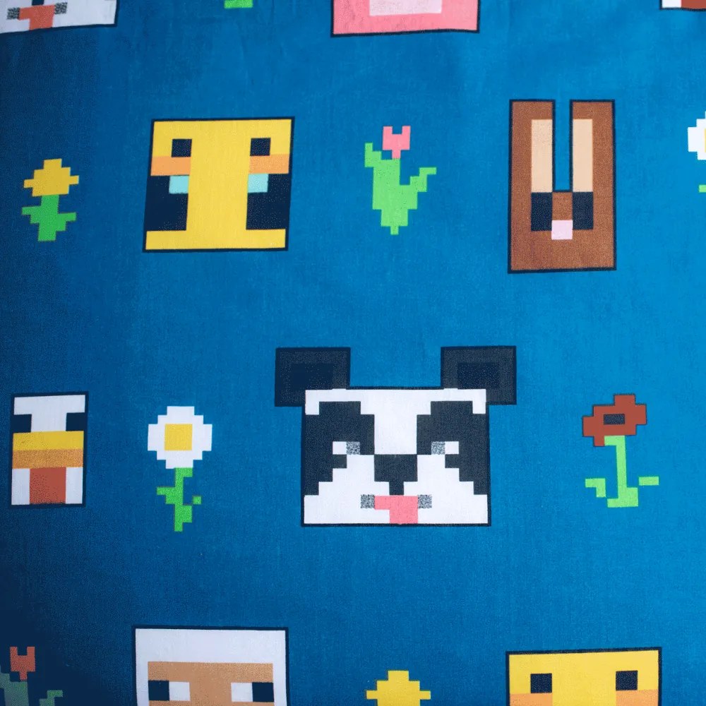 Jerry Fabrics Minecraft "Explore Overworld" 140x200/70x90 cm