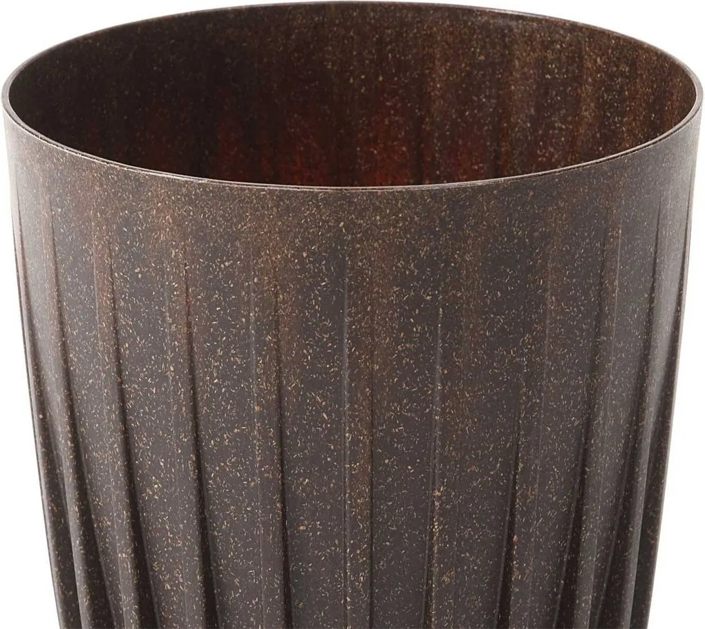 Květináč STRIPPED ECO Coffee 39x46,3 cm hnědý