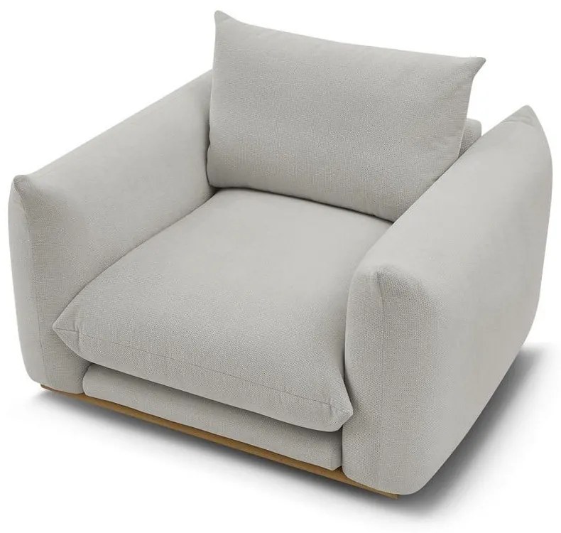 Svetlosivé kreslo Ernest – Bobochic Paris