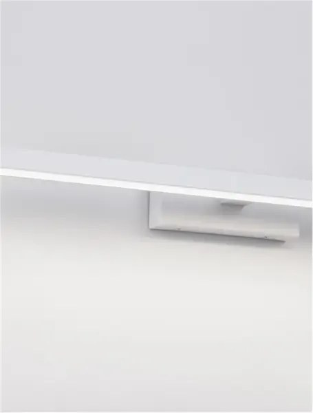 LED nástenné svietidlo Flat biele