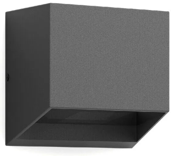 Philips Alix UltraEfficient vonkajšie nástenné LED svietidlo antracit, 4,3 W, 800 lm, 2700 K