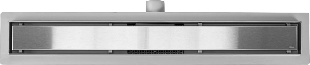 Rea Neox, odtokový sprchový žľab 50 cm, brúsená oceľ, REA-G2500