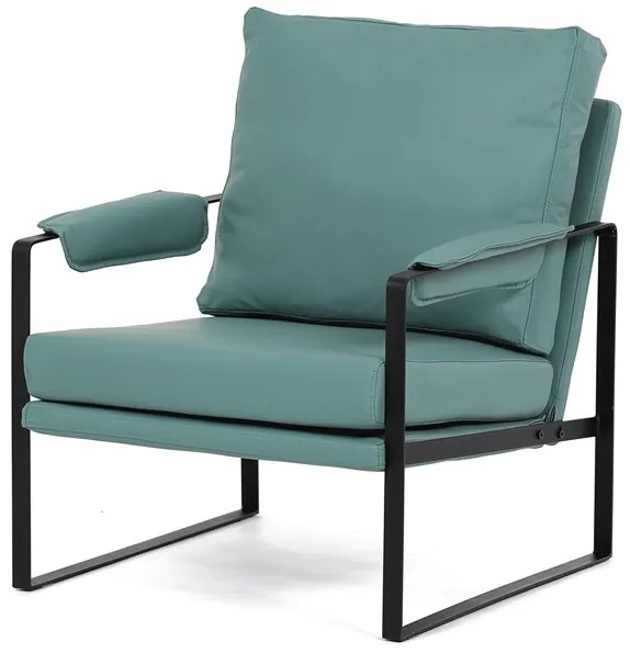 Autronic BONTEC Kreslo, modrá, ekokoža, AK-282 BLUE Farba: Modrá