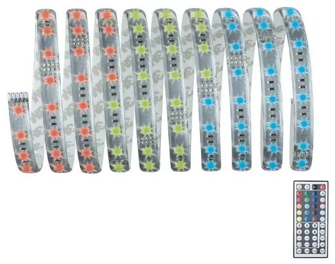 Paulmann 70673 - LED RGB/40W Stmievateľný pásik MAXLED 3m 230V + diaľkové ovládanie