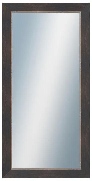 DANTIK - Zrkadlo v rámu, rozmer s rámom 60x120 cm z lišty TOMAS čierna veľká (3031)