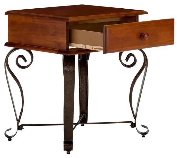furniture-nabytek.cz - Nočný stolík Byzanz hnedý