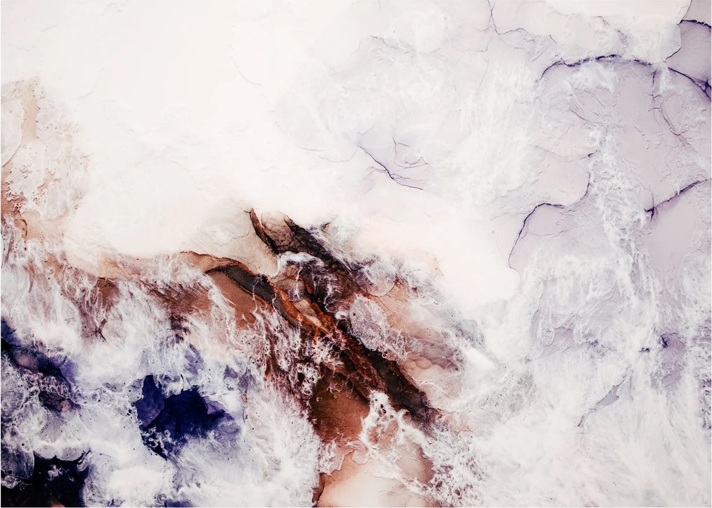 Sklenený obraz - Fialový mramor N⁰1 (70x50 cm)