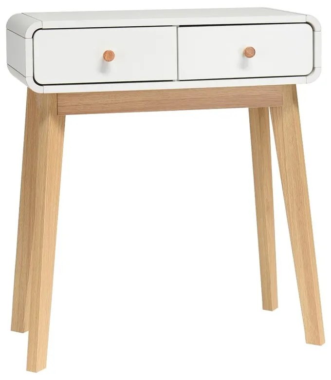 Biely konzolový stolík Støraa Cassie