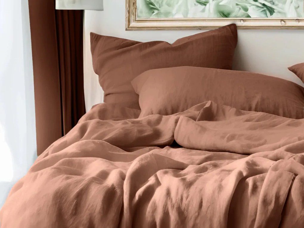 Mušelínové obliečky MUSSARI svetlohnedé Rozmer obliečky: 70 x 90 cm | 140 x 220 cm