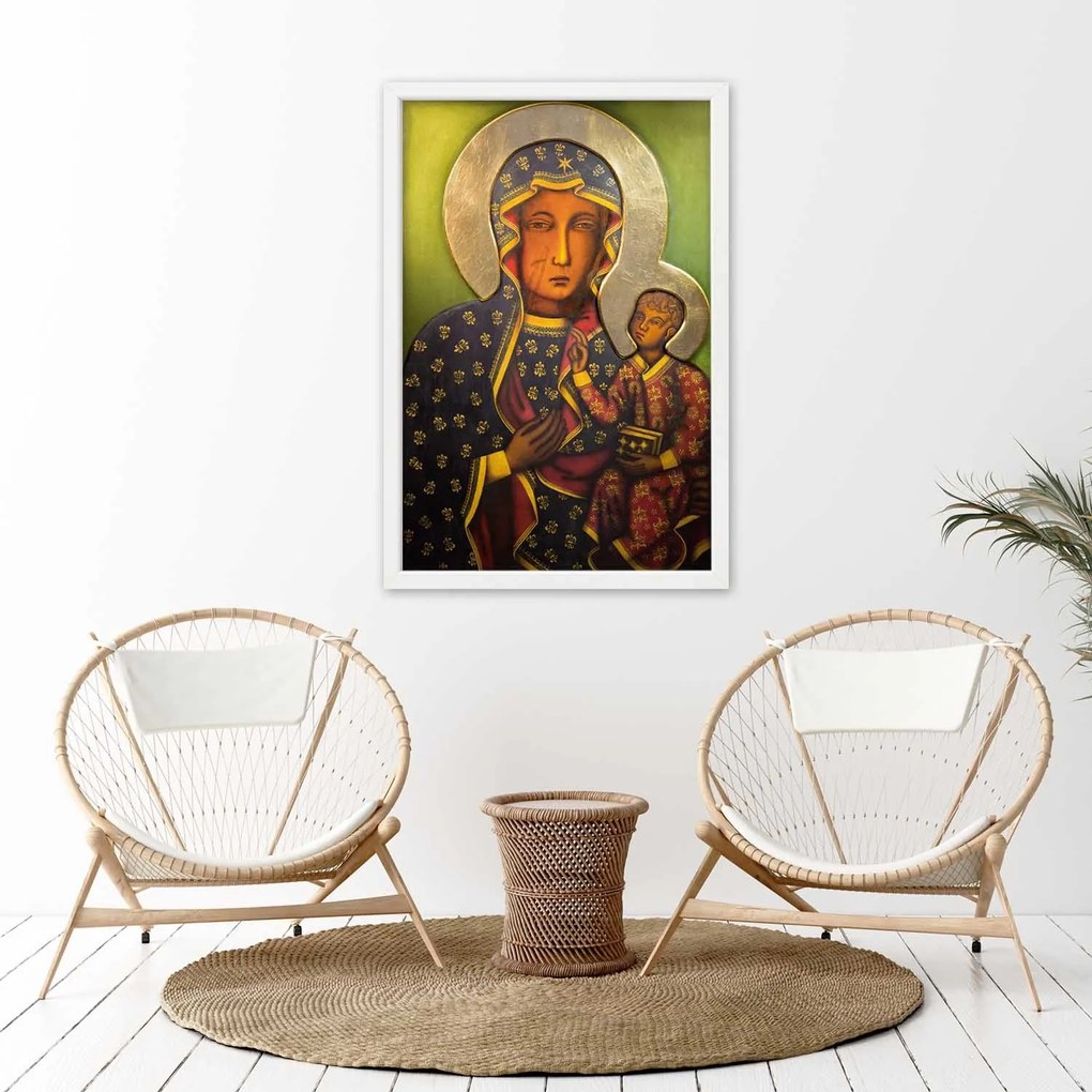 Gario Plagát Matka Božia Čenstochovská Farba rámu: Bez rámu, Rozmery: 30 x 45 cm