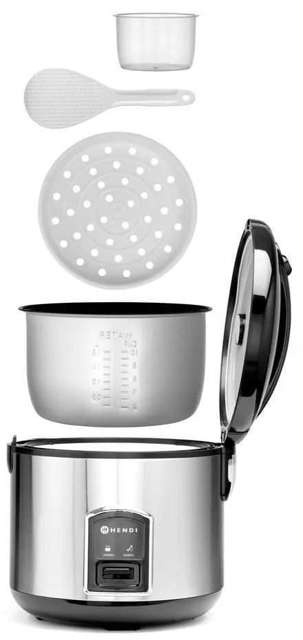 Ryžovar v čierno-striebornej farbe – Hendi