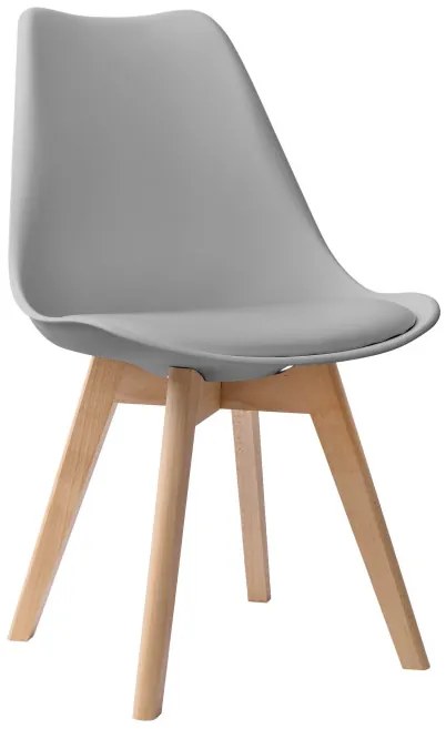 Jedálenská stolička NANTES sivá