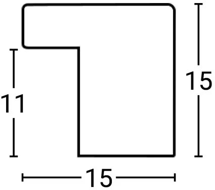 Fotorám 15x21, SWF006 BNL