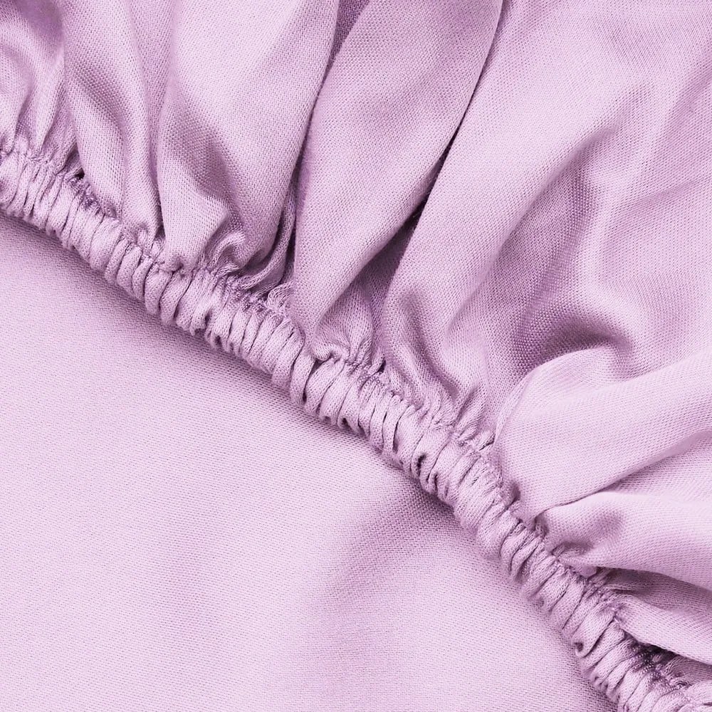 Ružová napínacia bavlnená plachta 140x200 cm – Mijolnir