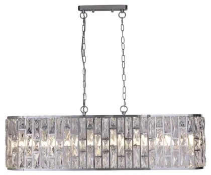 Searchlight 65818-8CC - Závesný luster na reťazi BIJOU 8xE14/40W/230V