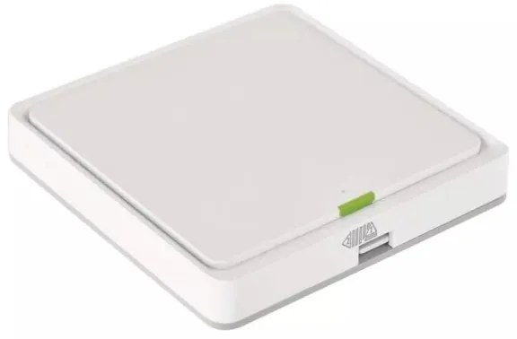 Vypínač 1-tlačidlový GoSmart 1xCR2430 Tuya biela