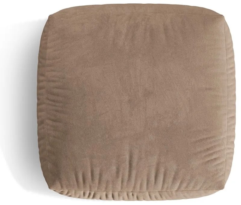 Svetlohnedá zamatová modulárna podnožka Martina – Micadoni