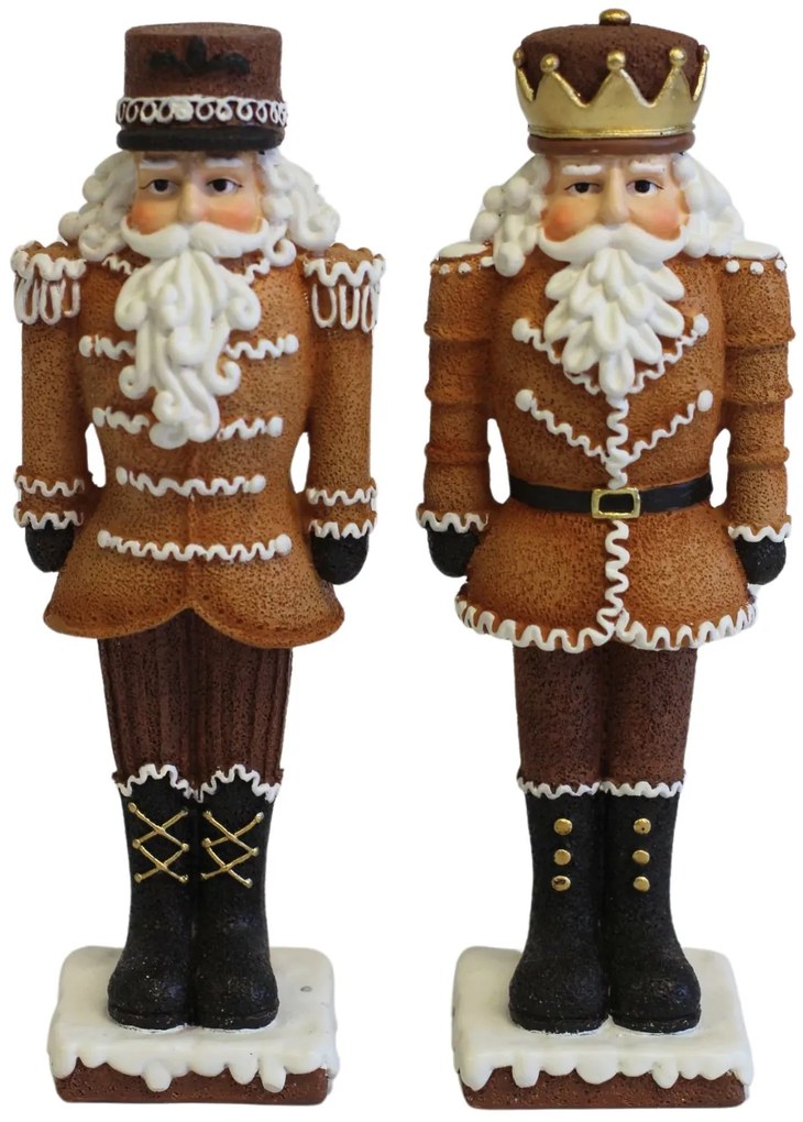 Perníkový Luskáčik s korunou 18cm