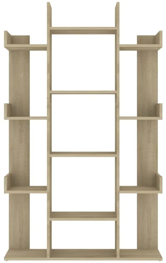 Knižnica, dub sonoma 86x25,5x140 cm, kompozitné drevo