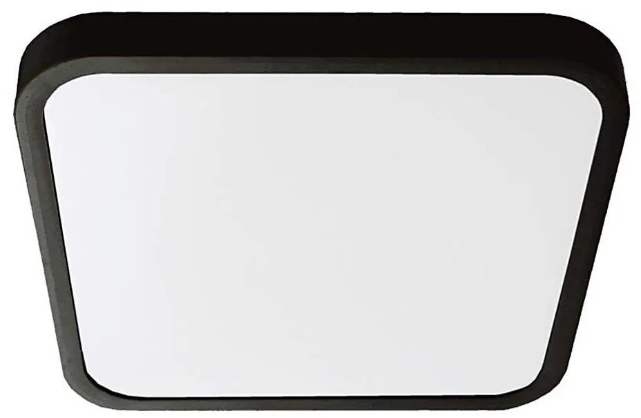 LED Kúpeľňové stropné svietidlo LED/18W/230V IP44 6500K 25x25 cm čierna