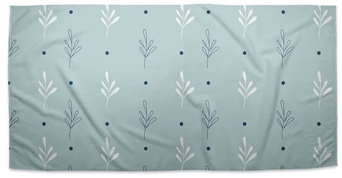 Sablio Uterák Modré a Biele lístky - 50x100 cm