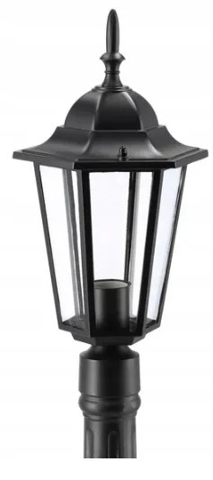 BERGE Záhradná lampa Stĺp Lampáš LED E27 105cm