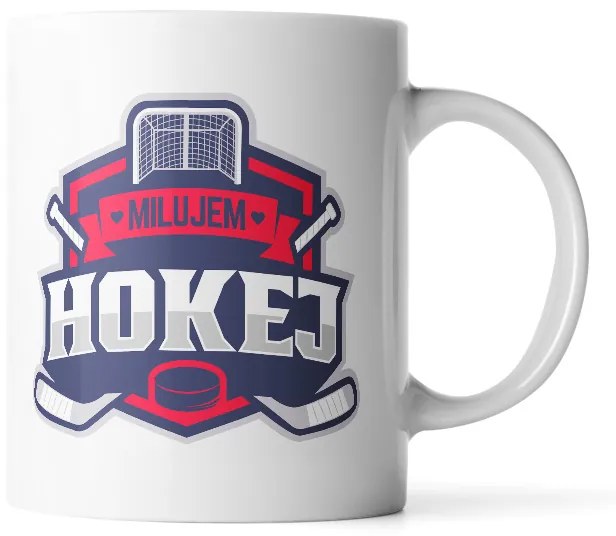 Sablio Hrnček Milujem hokej - 200 ml - espresso