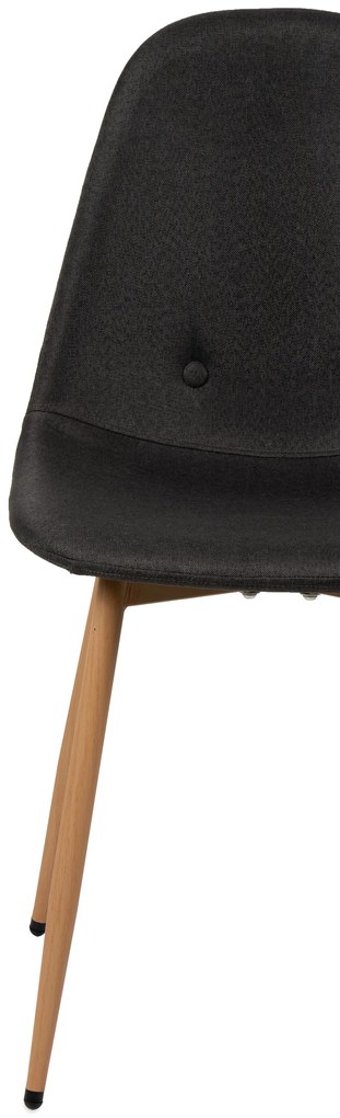 Noela Látková jedálenská stolička MARIE tmavo šedá