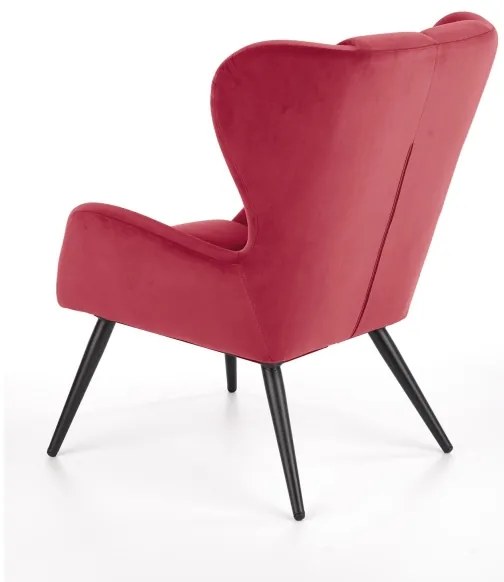 Kreslo CHATEU tmavočervené
