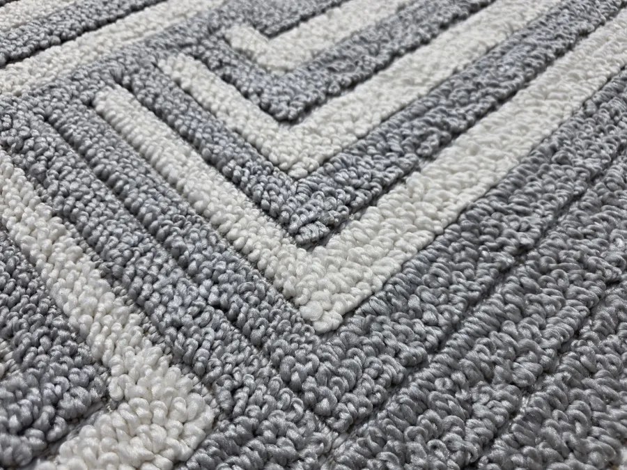 DC Koberec Milano 011 sivá krémová Rozmer: 60×100 cm