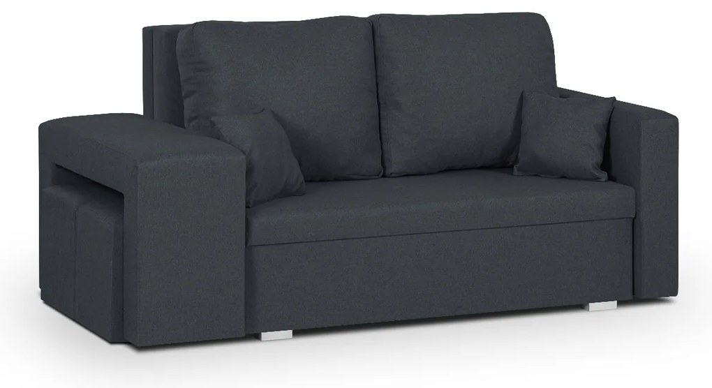 Pohovka pre 2 osoby s funkciou spania DOLAR 2 Sivá