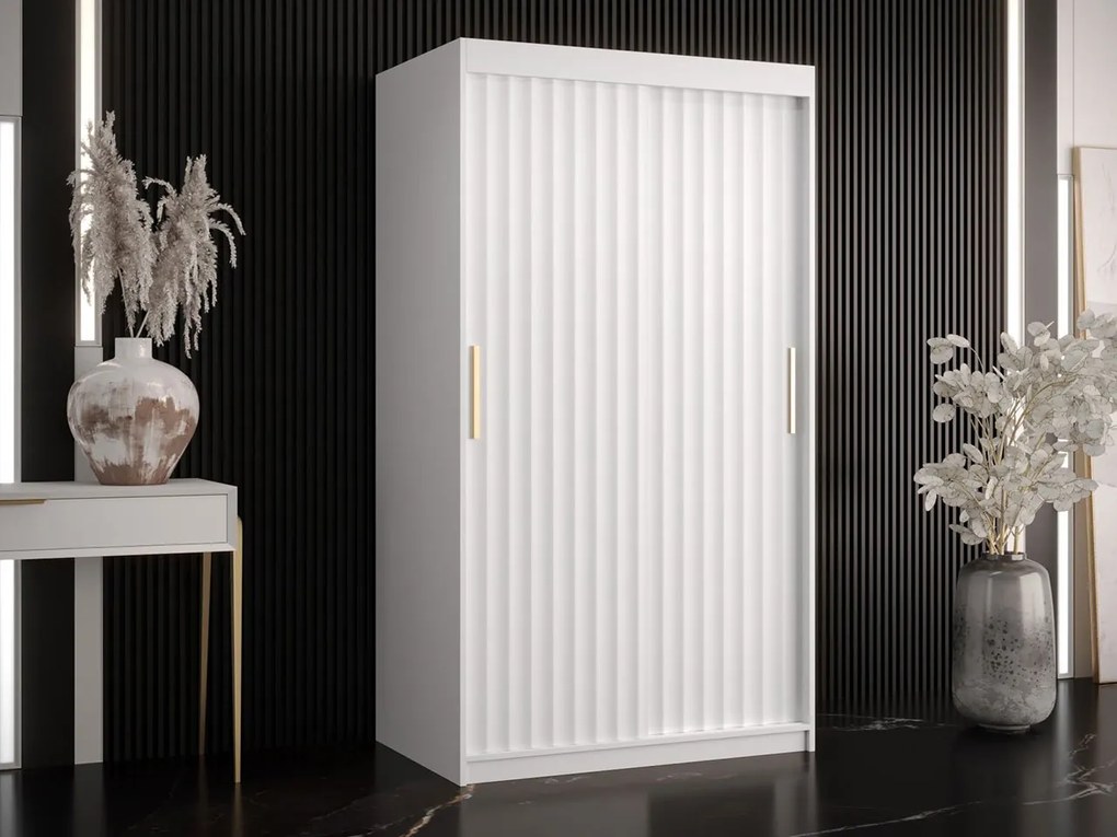 Šatník Towiro Wave 1 100, Farby: čierna