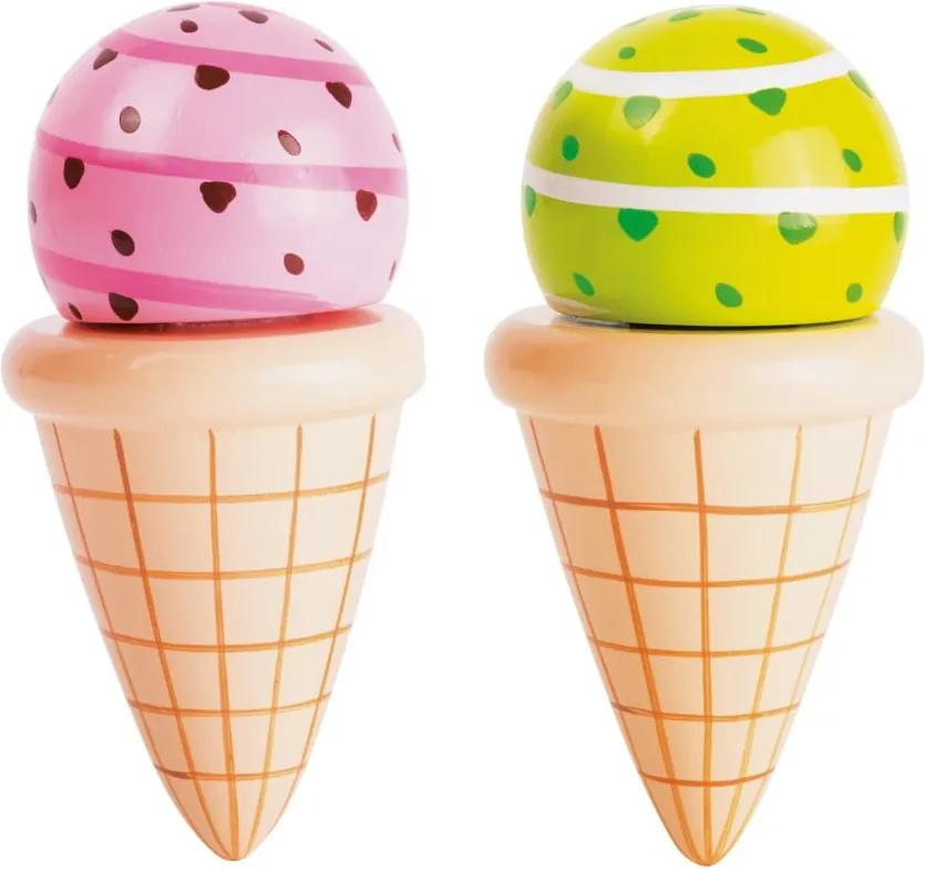 Sada 2 detských drevených zmrzlín Legler Cream Cone