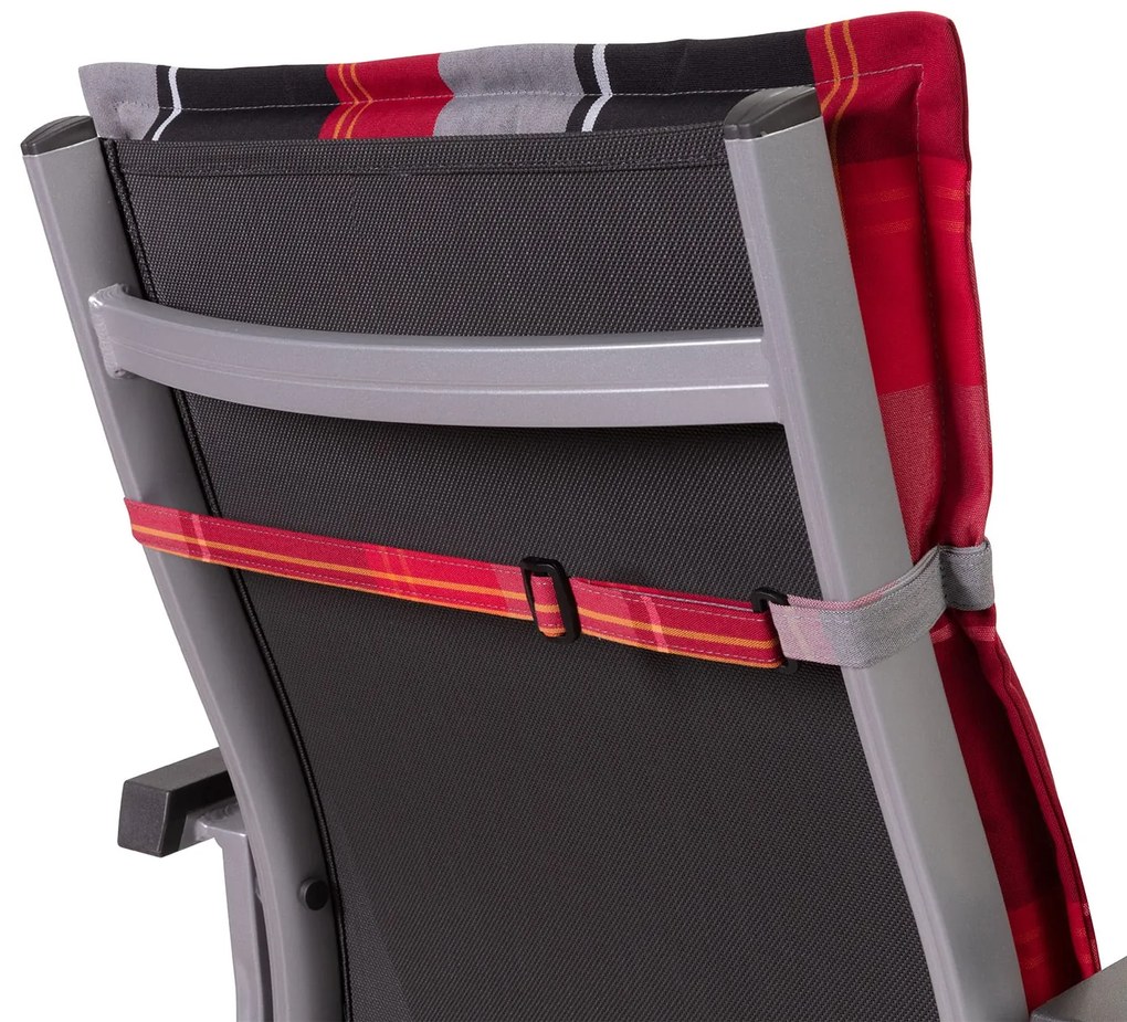 Blumfeldt Prato, poduška s nízkou zadnou časťou, na nižšie polohovacie kreslo, na záhradnú stoličku, polyester, 50 x 100 x 8 cm, 1 x poduška