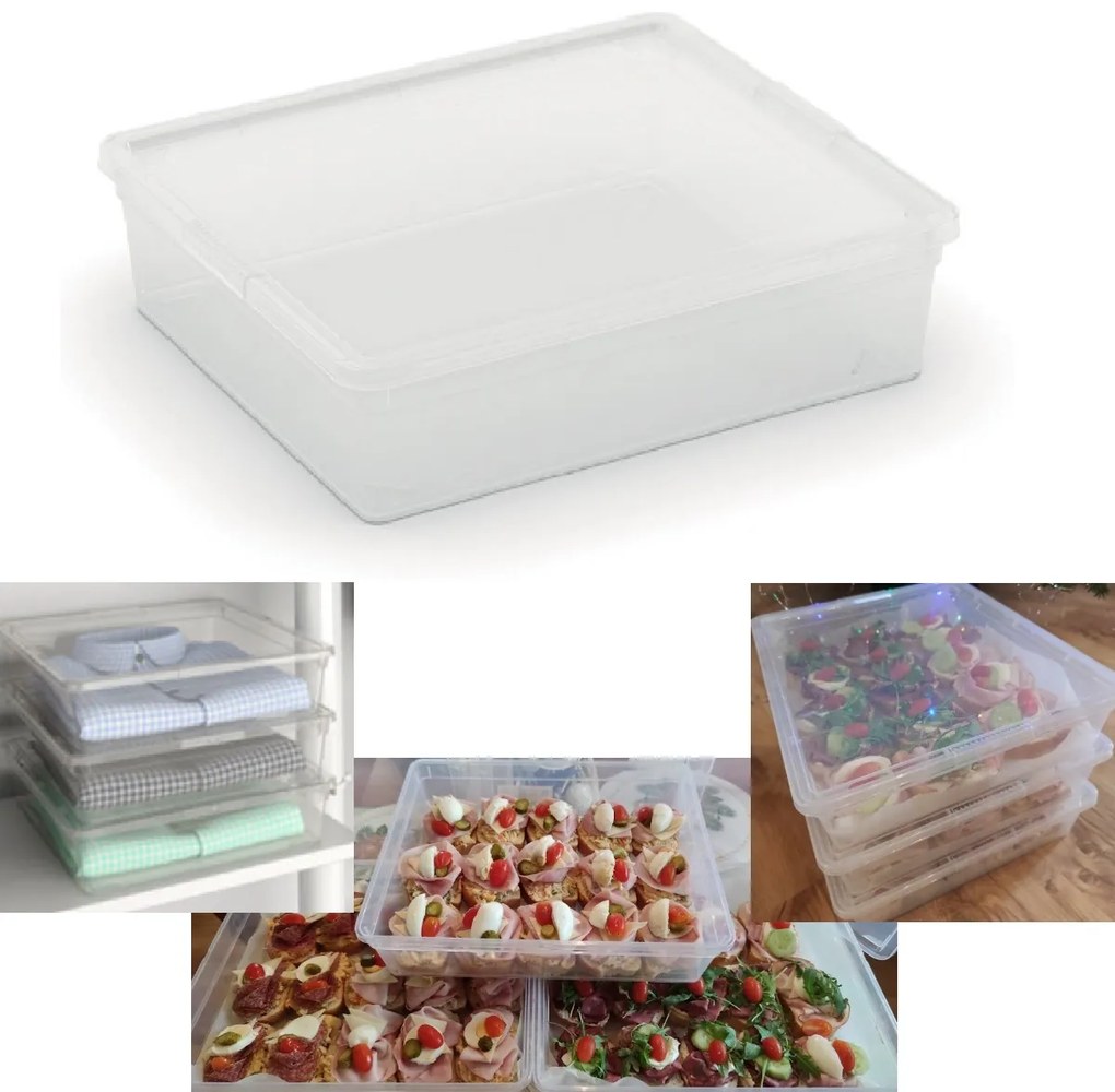 KIS C box Flat - transparent, 9l