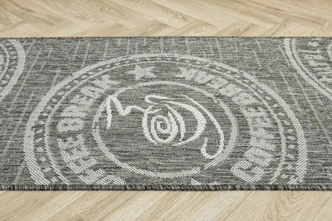 Koberec / Behúň FLEX 1907/P91 hnedý / sivý