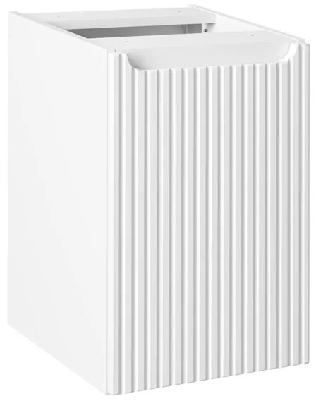 Závesná skrinka s košom na bielizeň Nova White 40 cm biela